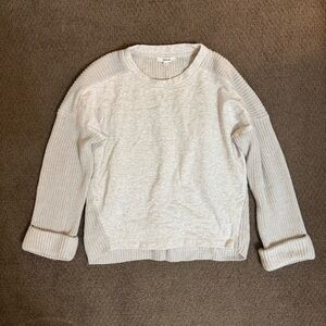 Splendid Sweatshirt-Sweater Duo Top